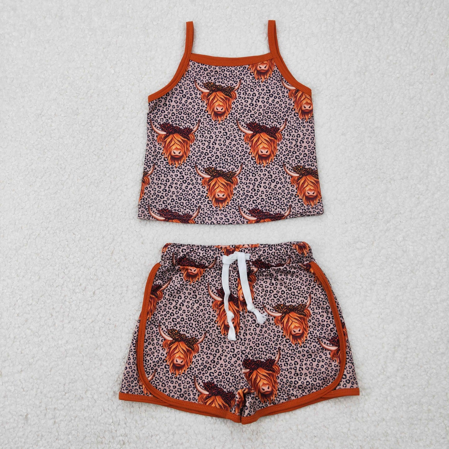 Highland Cow Short Sets