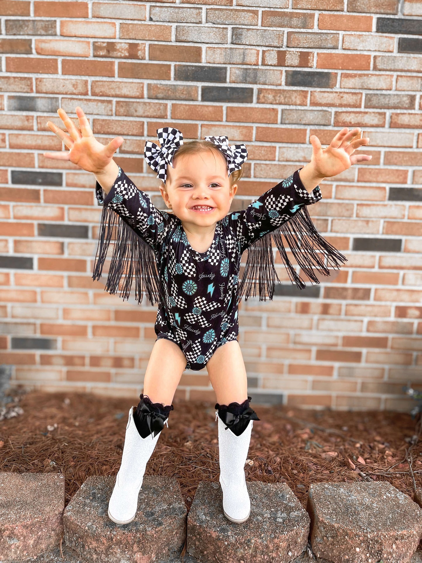 Howdy Fringe Romper