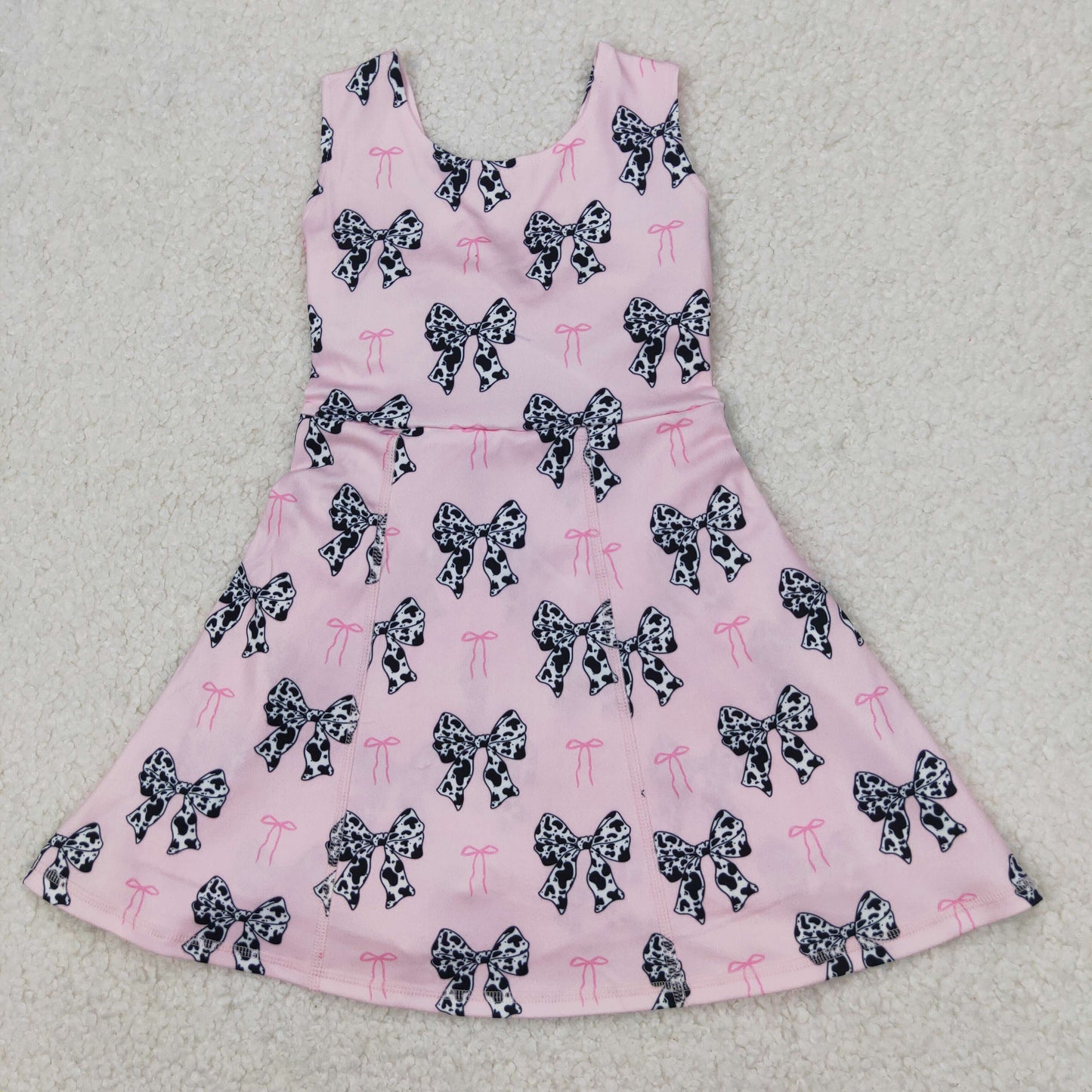 Cow Print Bows Dress