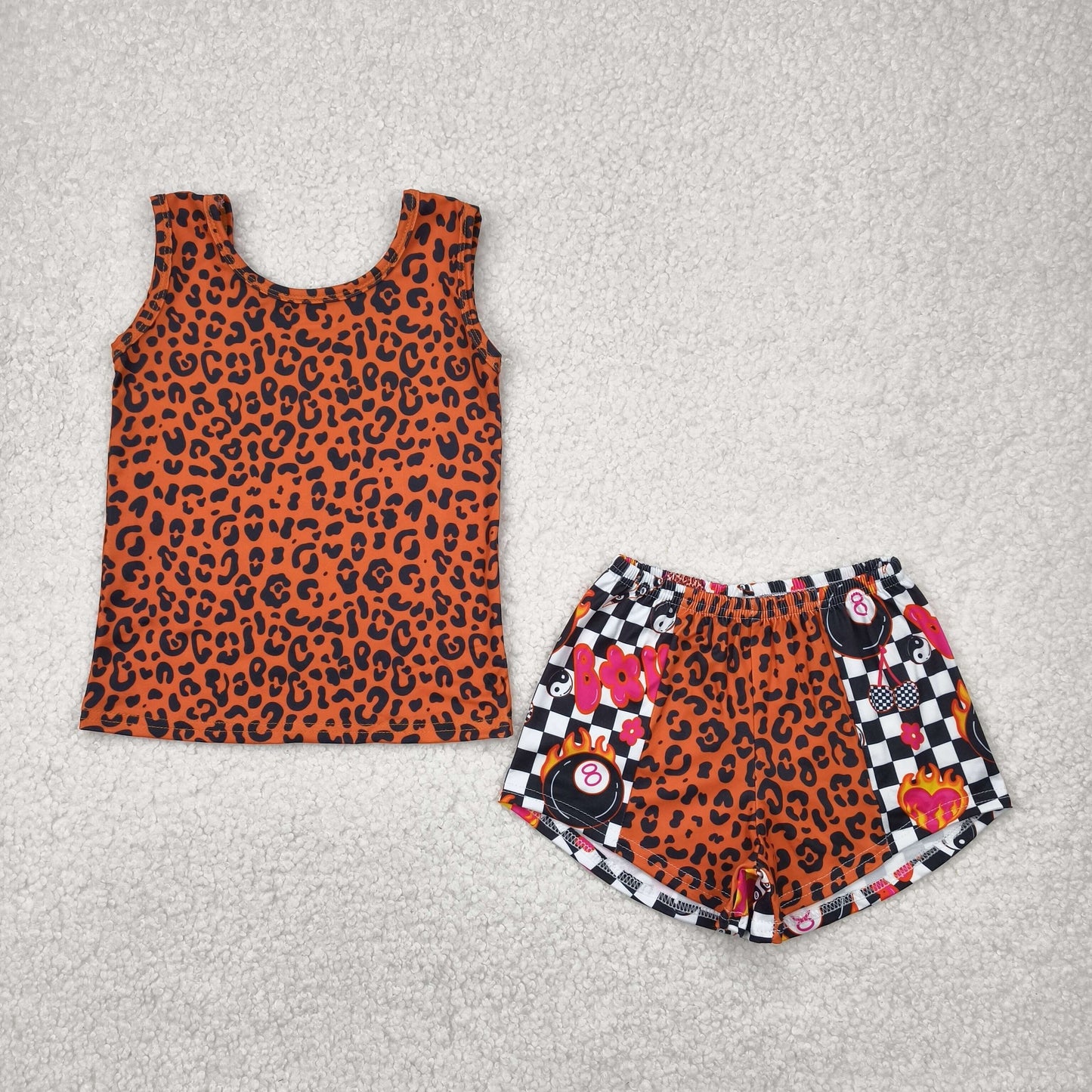 Cheetah Short Set