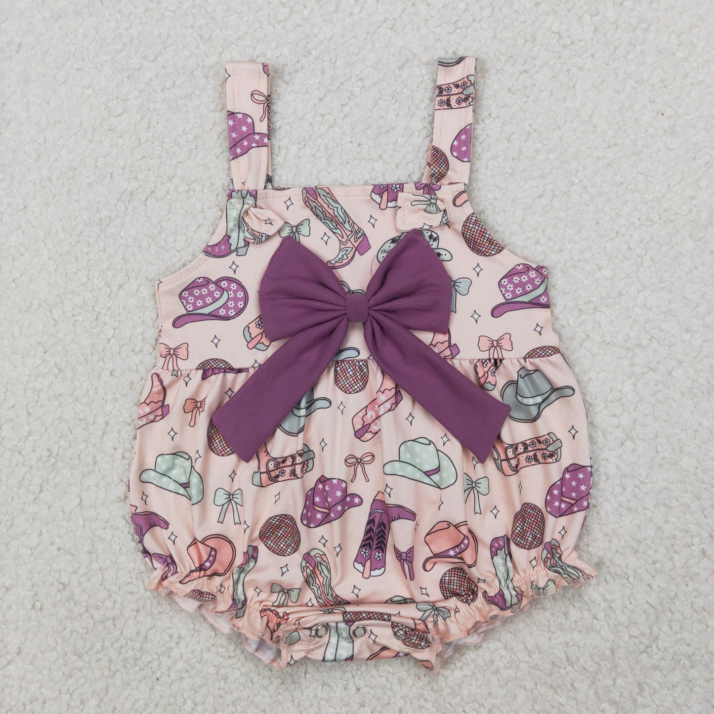 Western Bow Romper