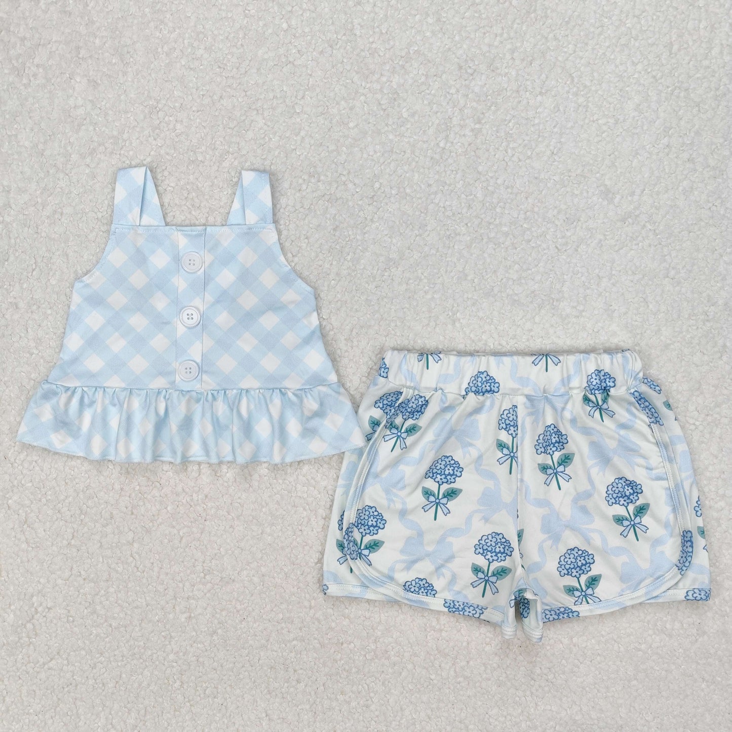 Blue Floral Set