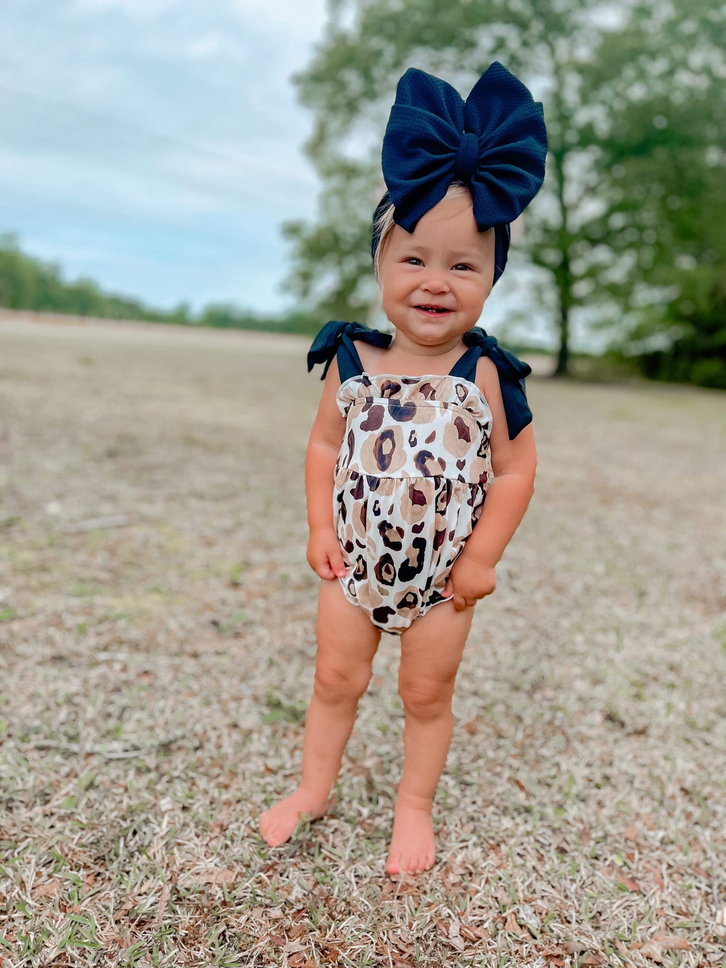 Cheetah Tie Romper