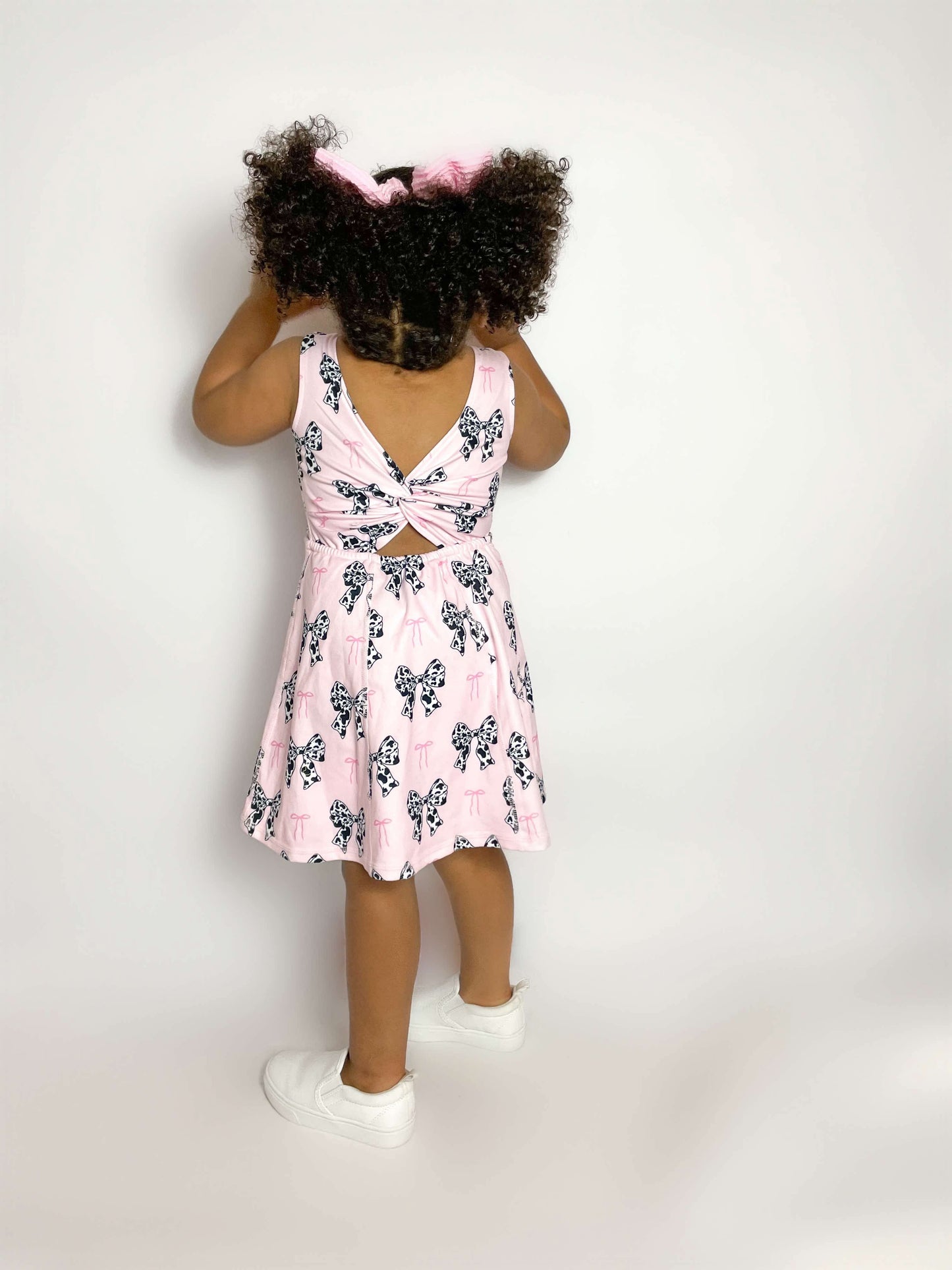 Cow Print Bows Dress