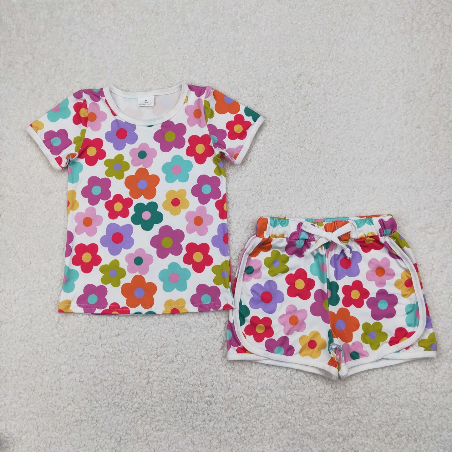 Colorful Floral Short Set