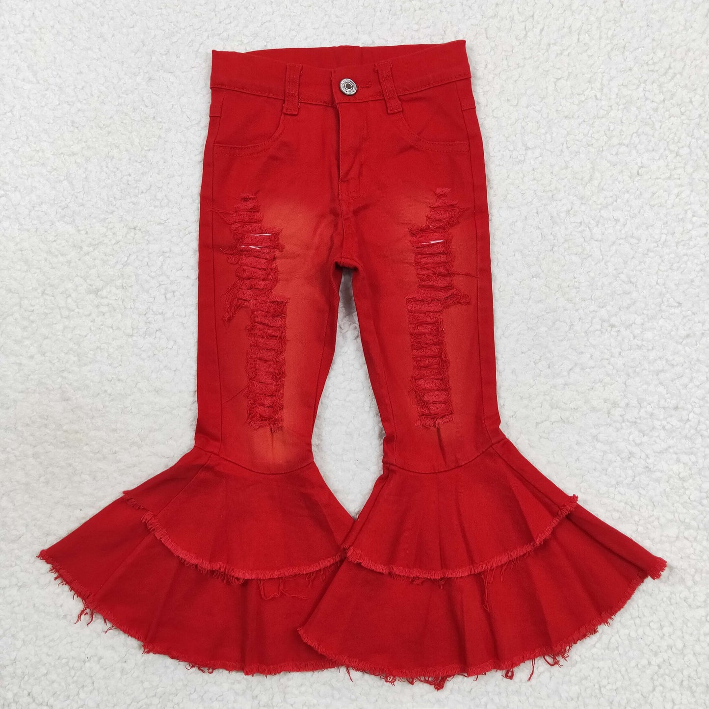 Red Denim Bells