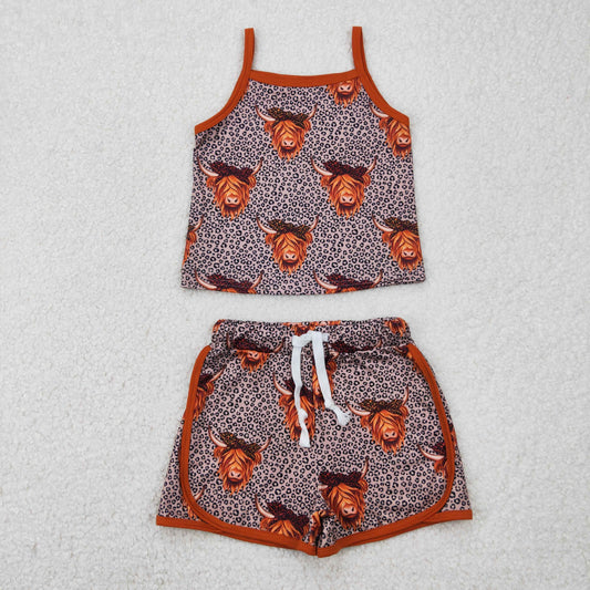 Highland Cow Short Sets