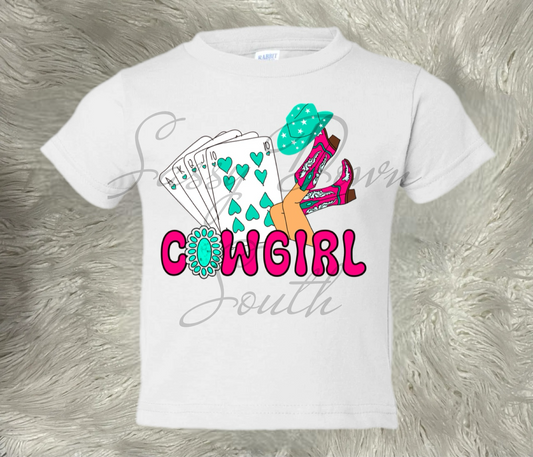 Pink Cowgirl Graphic Tee