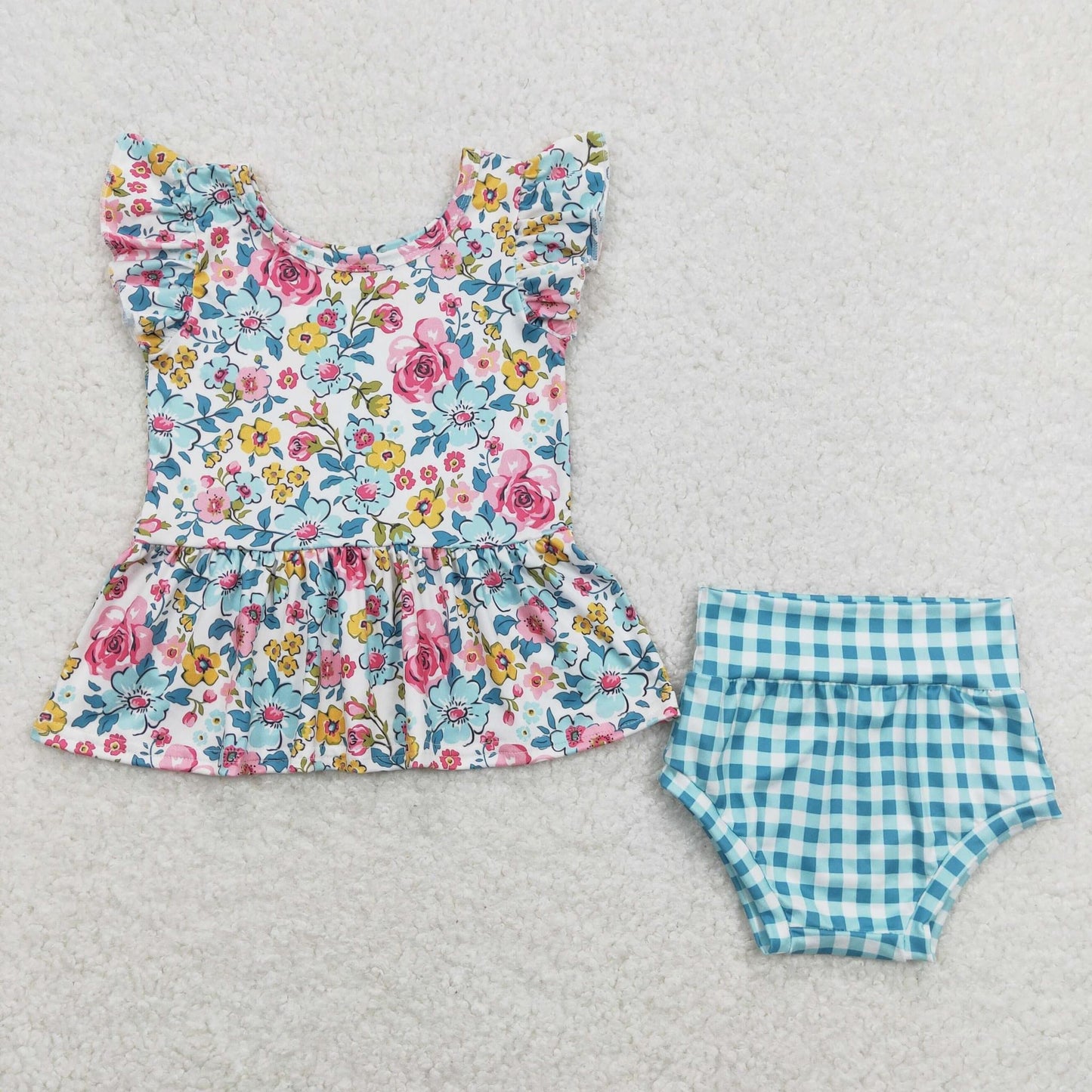 Floral Bummie Set