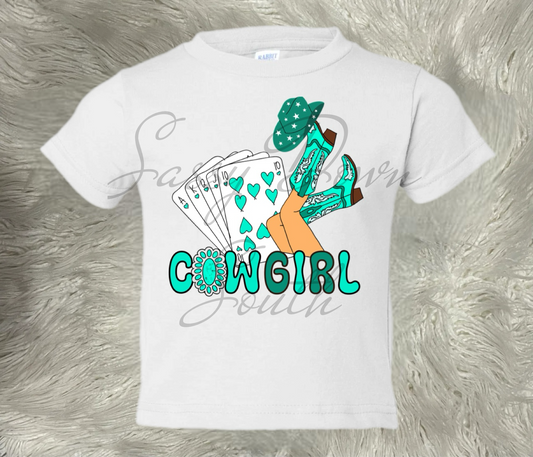 Turquoise Cowgirl Graphic Tee