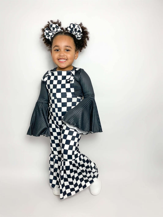 Checkered Bell Romper