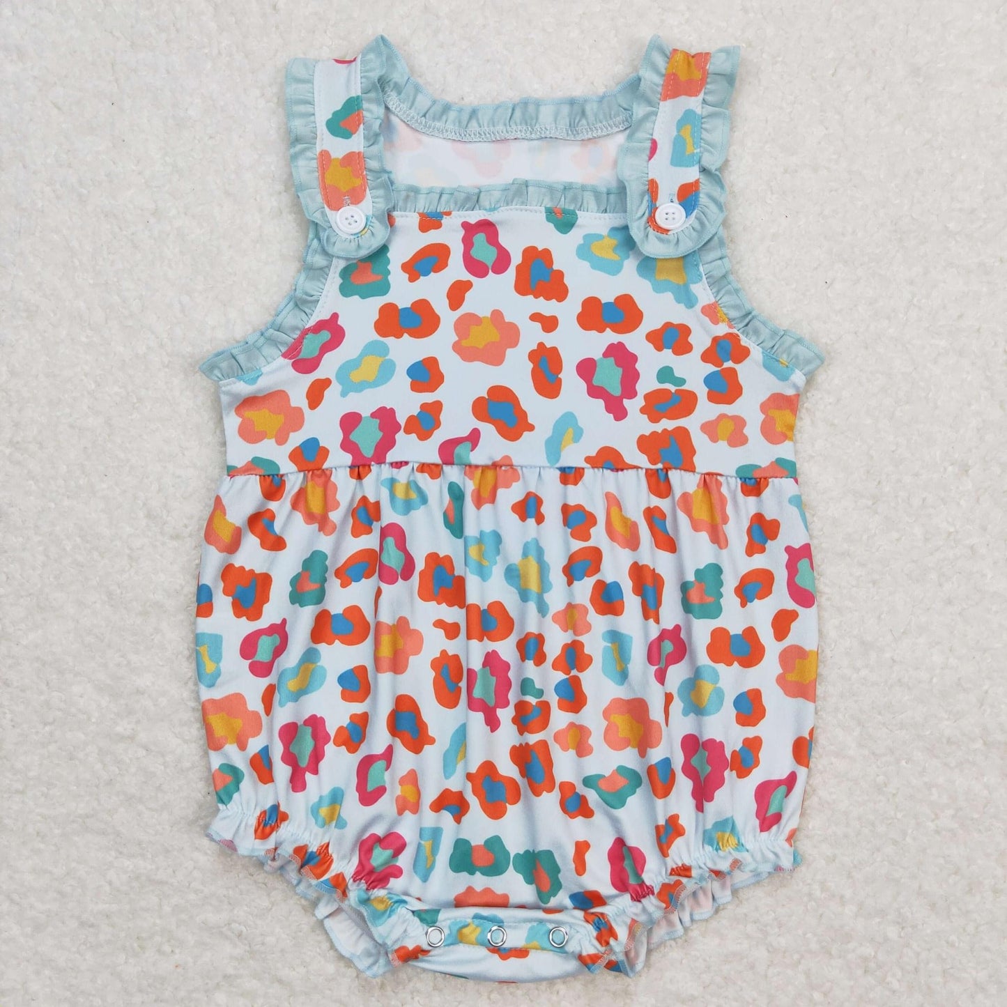 Summer Leopard Romper