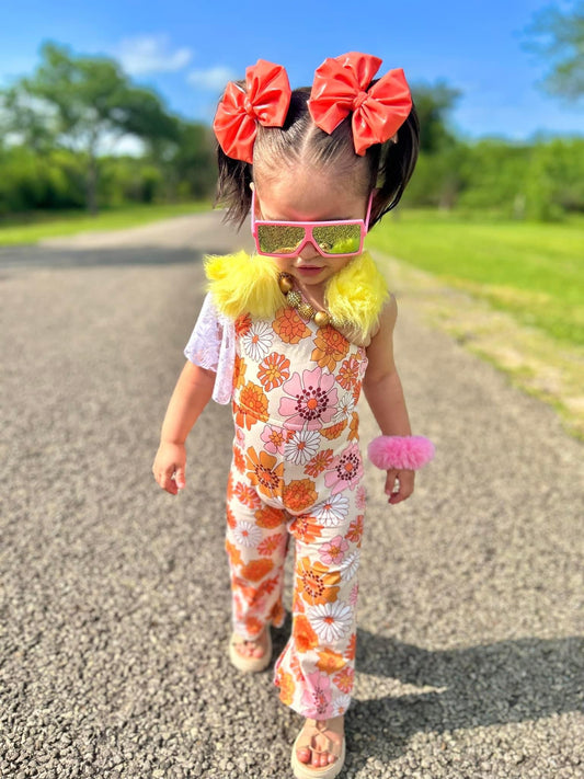 Floral One Shoulder Romper