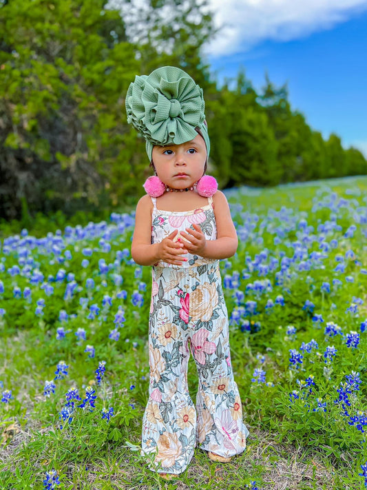 Floral Bell Romper