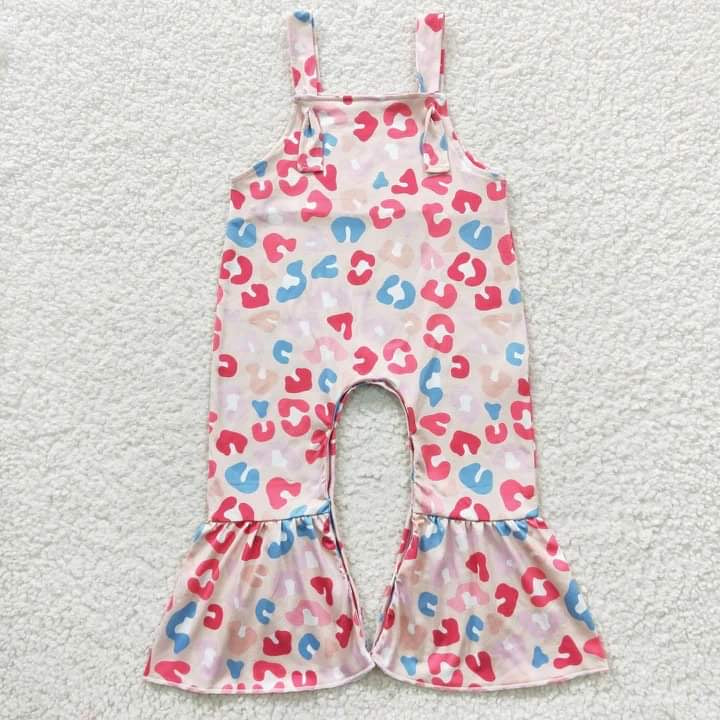 Leopard Overall Romper